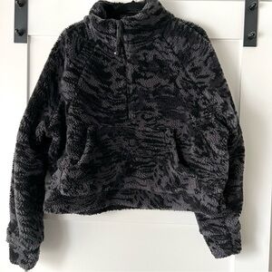 Lululemon Scuba Oversized Fleece Funnel Neck Camo XL/XXL